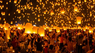 Tail�ndia com Festival das Lanternas